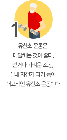 1.유산소 운동은 매일 1.유산소 운동은 매일