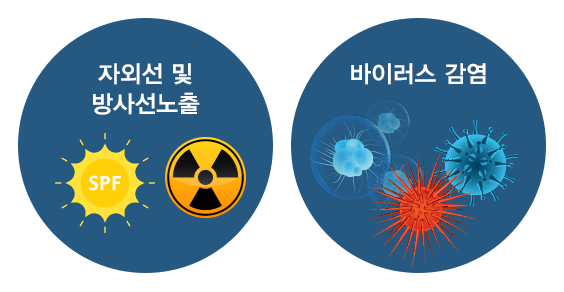두경부암의 주요 발병 요인 - 자외선 및 방사선 노출, 바이러스 감염 