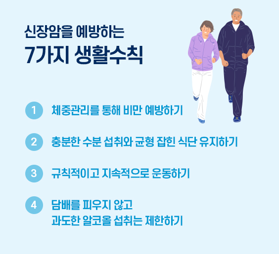 신장암 예방수칙