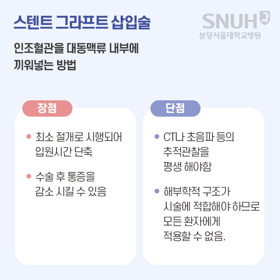 스텐트 그라프트 삽입술