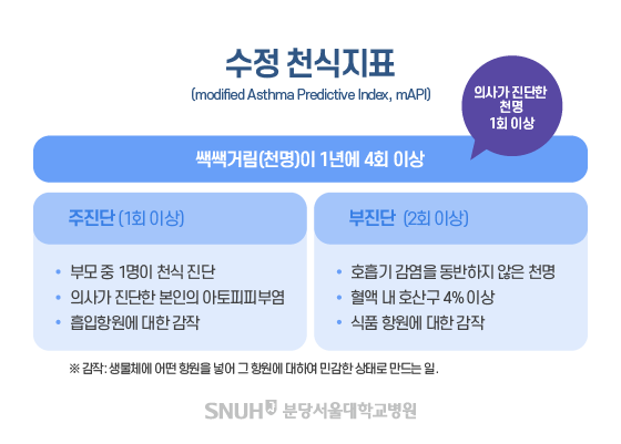 수정 천식지표