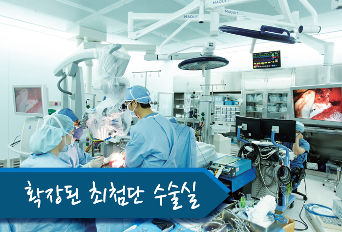 확장된 최첨단 수술실