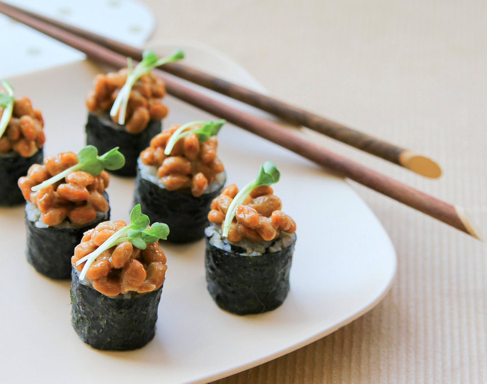 우리가족 봄나들이 웰빙 도시락, 낫또김치꼬마김밥