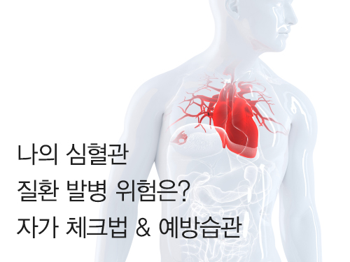‘나의 심혈관 질환 발병 위험은?’자가 체크법과 예방습관
