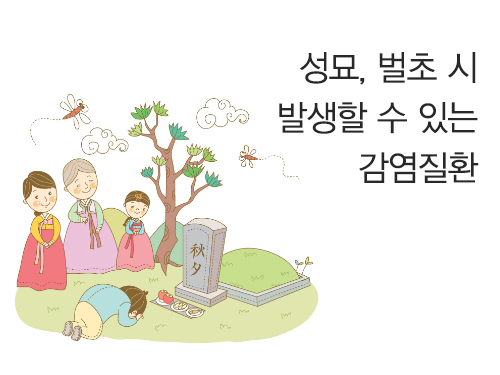 성묘, 벌초 시 발생할 수 있는 감염질환